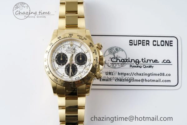 Daytona 116508 QF 1:1 Best Edition Meteorite Dial on YG Bracelet SA4130 V2