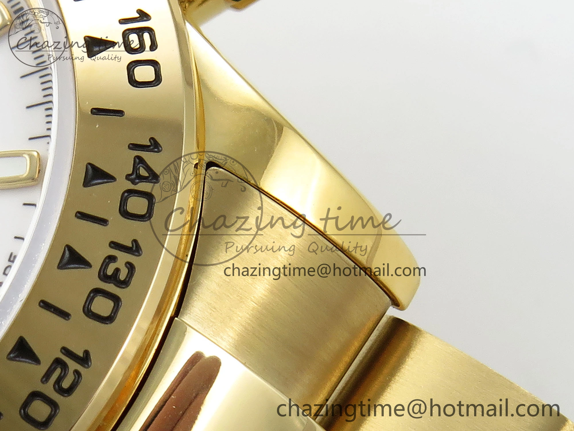 Daytona 116508 QF 1:1 Best Edition White Dial on YG Bracelet SH4130 V3 (Gain Weight)