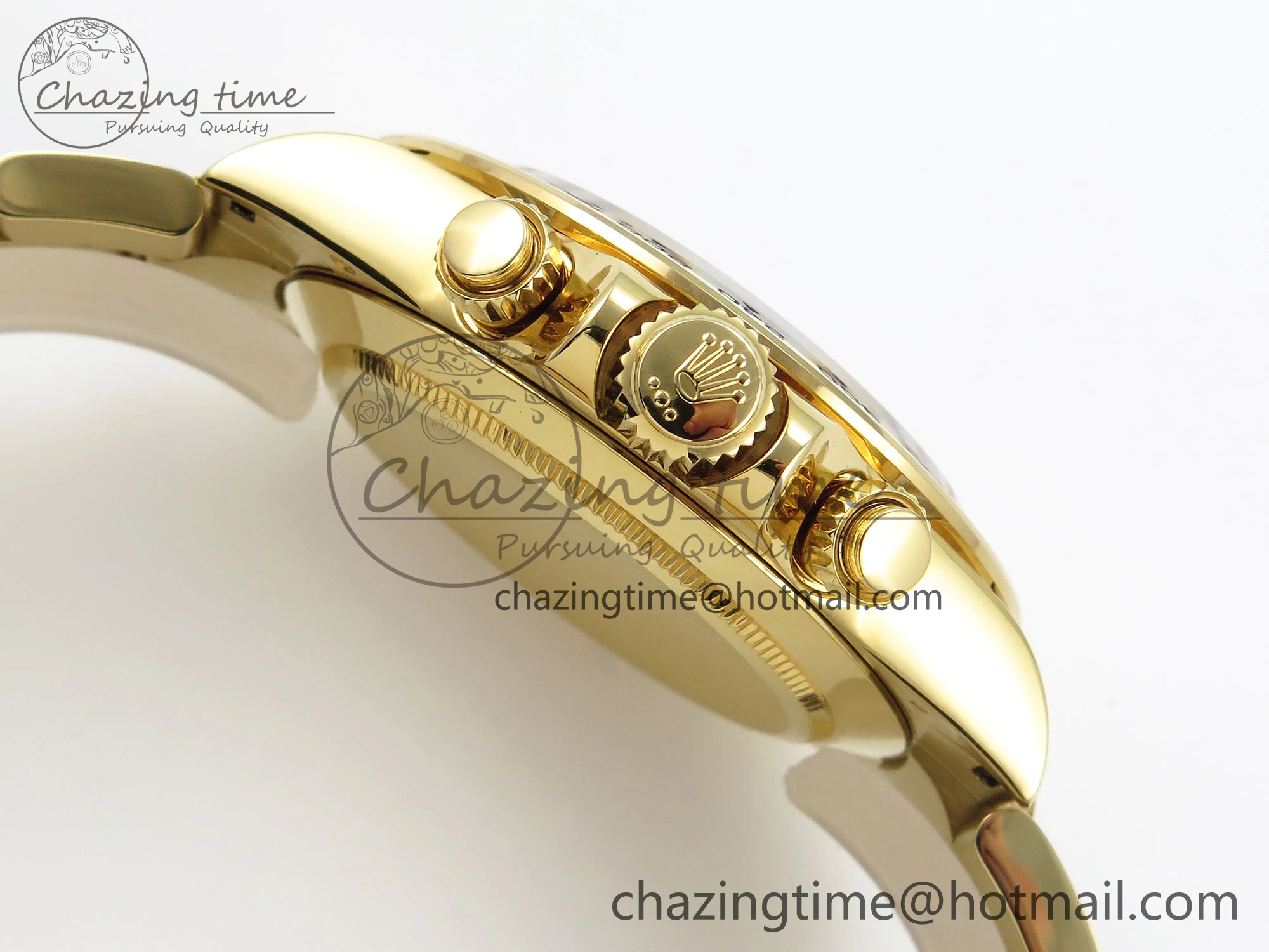 Daytona 116508 QF 1:1 Best Edition White Dial on YG Bracelet SH4130 V3 (Gain Weight)