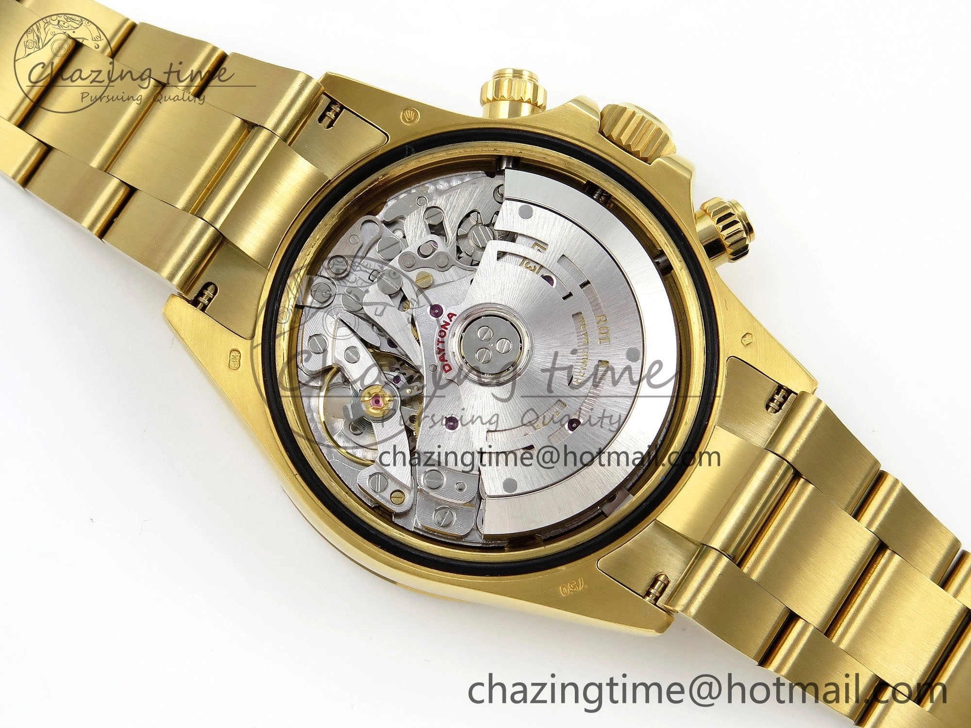 Daytona 116508 QF 1:1 Best Edition White Black Numeral Dial on YG Bracelet SH4130 V3 (Gain Weight)