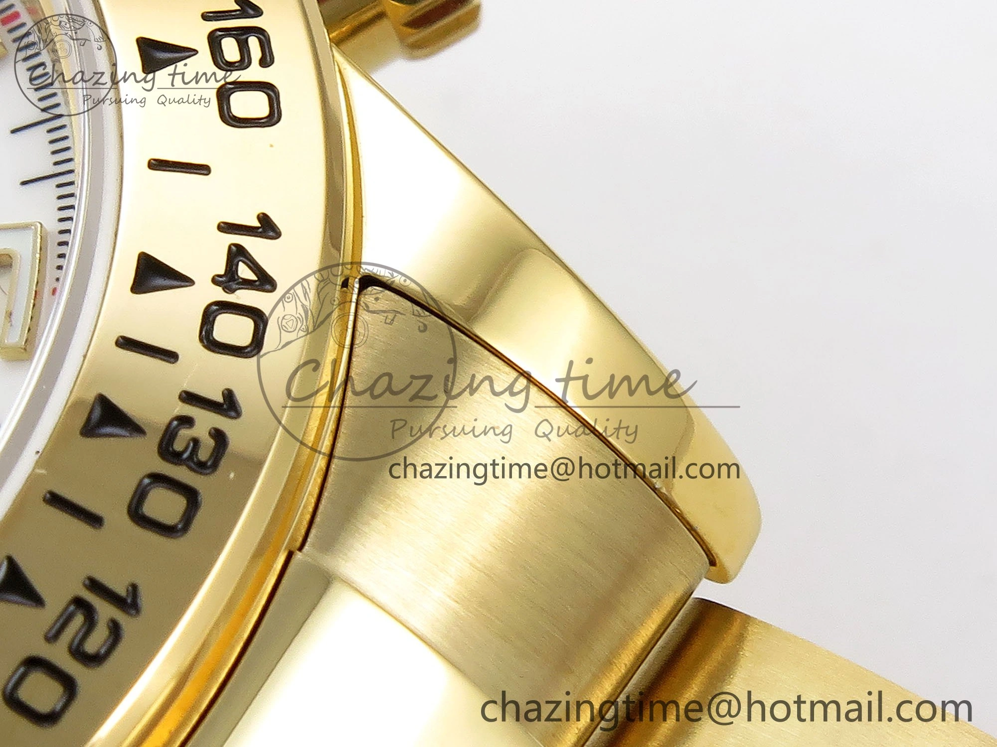 Daytona 116508 QF 1:1 Best Edition White Black Numeral Dial on YG Bracelet SH4130 V3 (Gain Weight)
