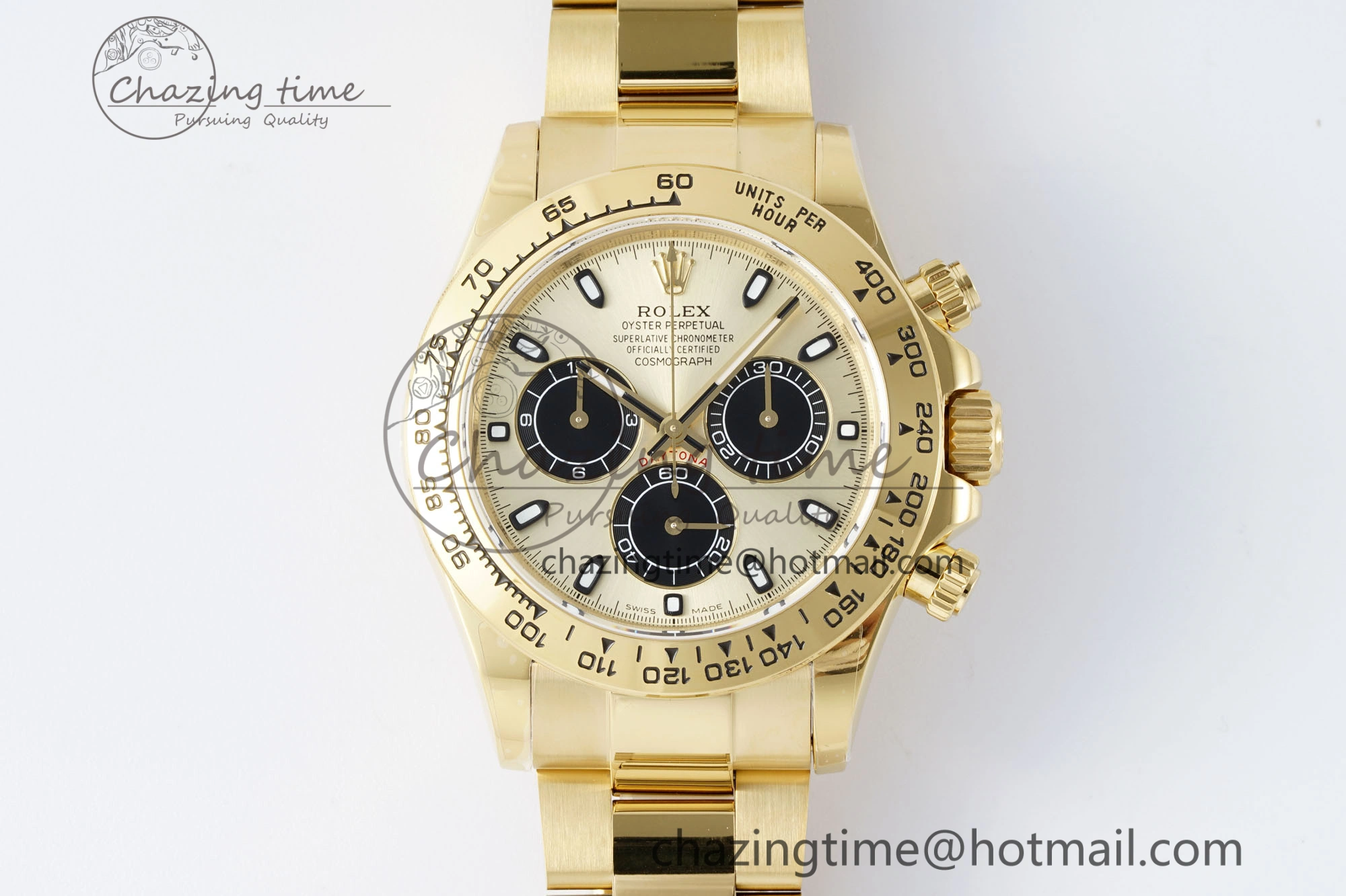 Daytona 116508 QF 1:1 Best Edition YG Dial on YG Bracelet SA4130 V2