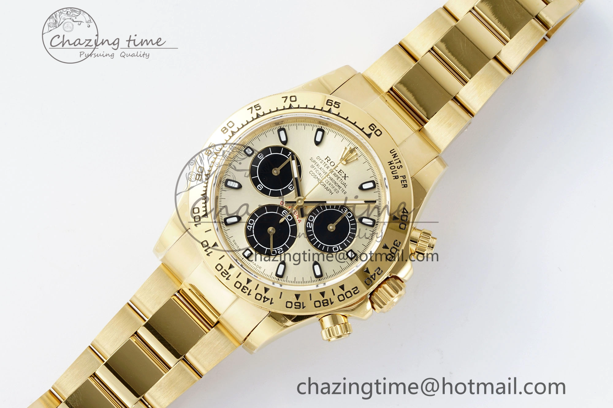 Daytona 116508 QF 1:1 Best Edition YG Dial on YG Bracelet SA4130 V2