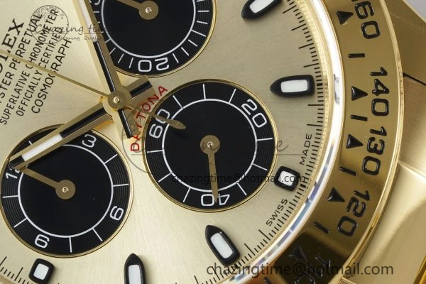 Daytona 116508 QF 1:1 Best Edition YG Dial on YG Bracelet SA4130 V2