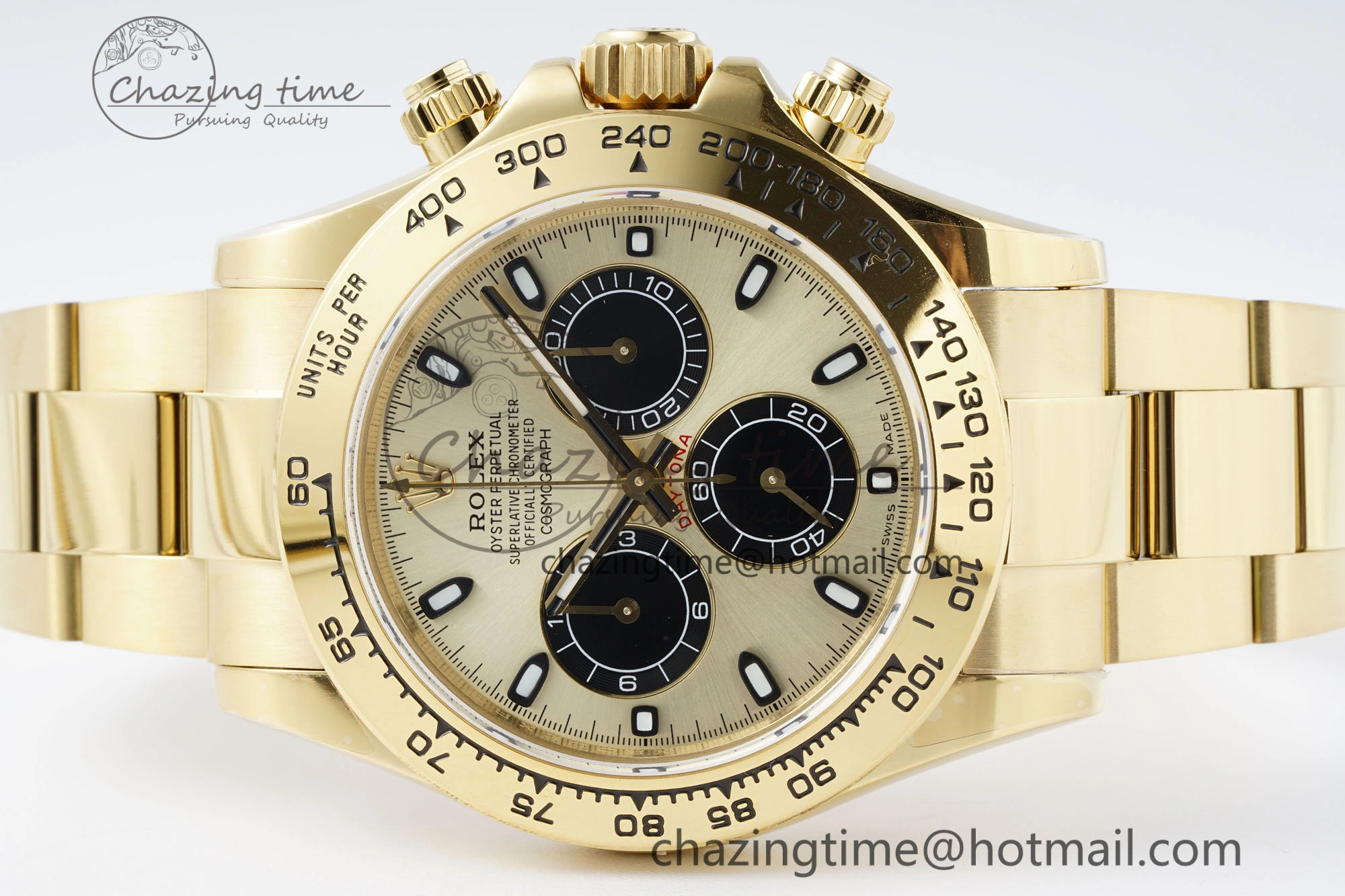 Daytona 116508 QF 1:1 Best Edition YG Dial on YG Bracelet SA4130 V2
