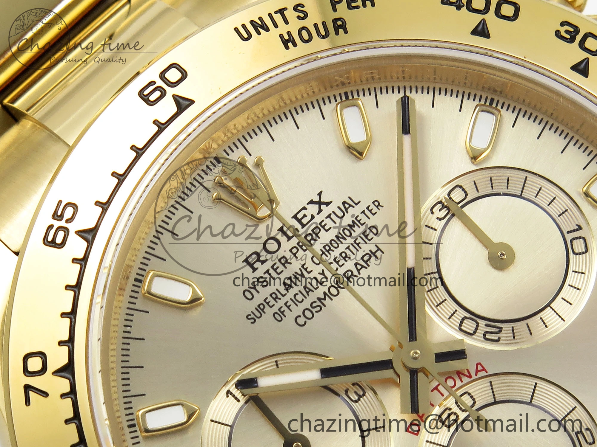 Daytona 116508 QF 1:1 Best Edition YG Dial on YG Bracelet SH4130 V3 (Gain Weight)