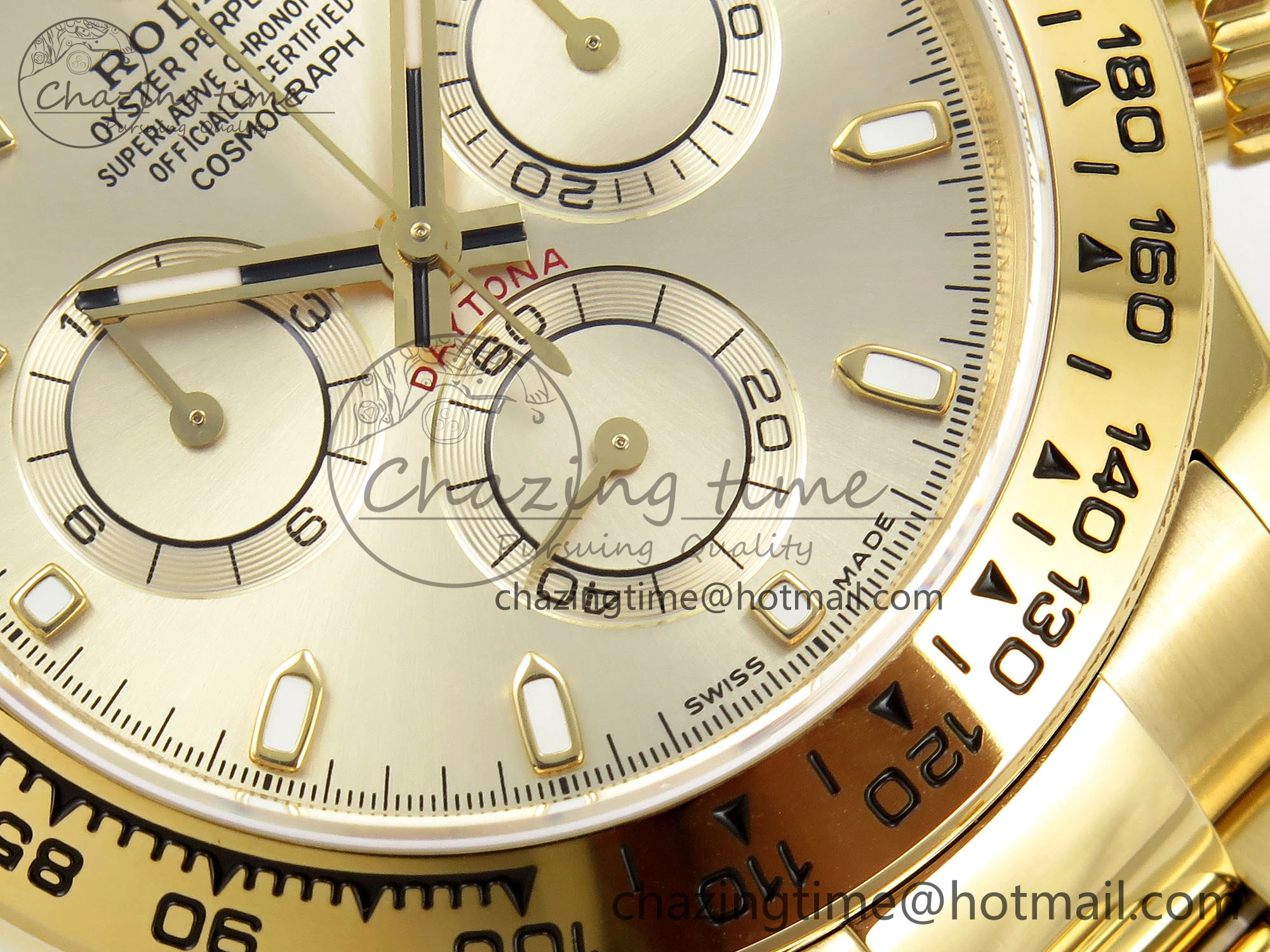Daytona 116508 QF 1:1 Best Edition YG Dial on YG Bracelet SH4130 V3 (Gain Weight)