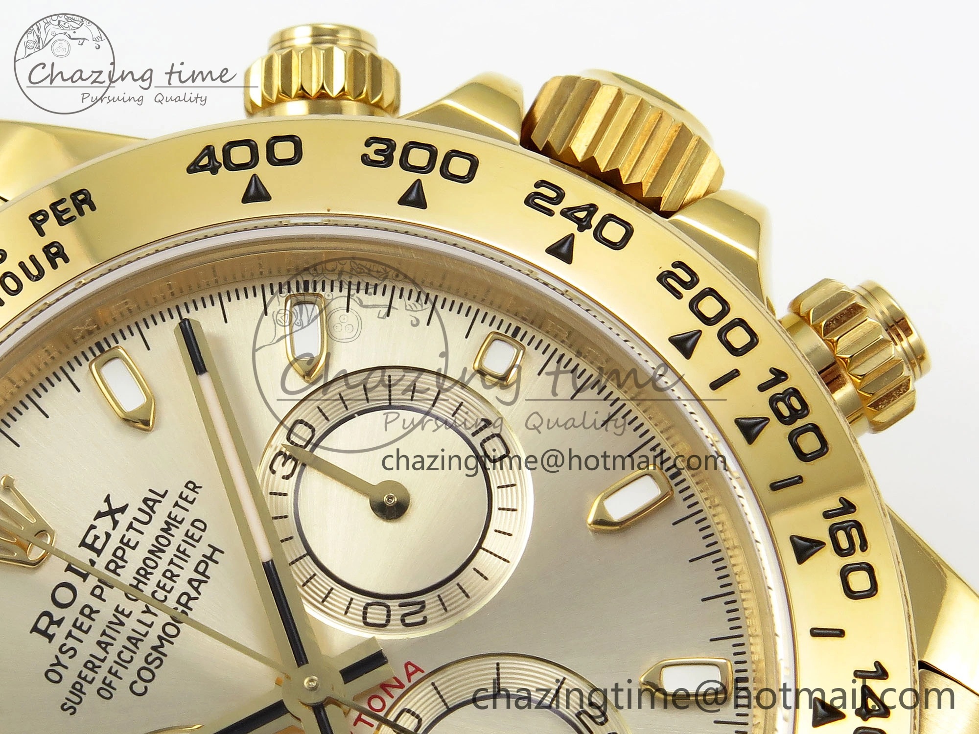 Daytona 116508 QF 1:1 Best Edition YG Dial on YG Bracelet SH4130 V3 (Gain Weight)