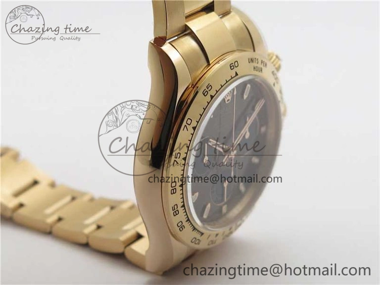 Daytona 116508 RG Noob 1:1 Best Edition 904L SS Case and Bracelet Brown Dial SA4130