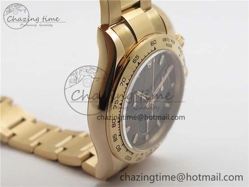 Daytona 116508 RG Noob 1:1 Best Edition 904L SS Case and Bracelet Brown Dial SA4130