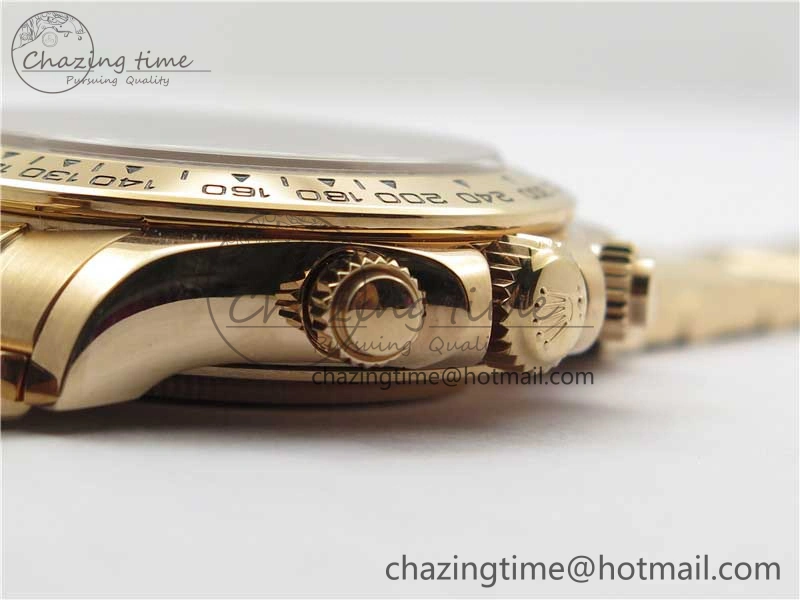 Daytona 116508 RG Noob 1:1 Best Edition 904L SS Case and Bracelet RG Dial Numbers SA4130