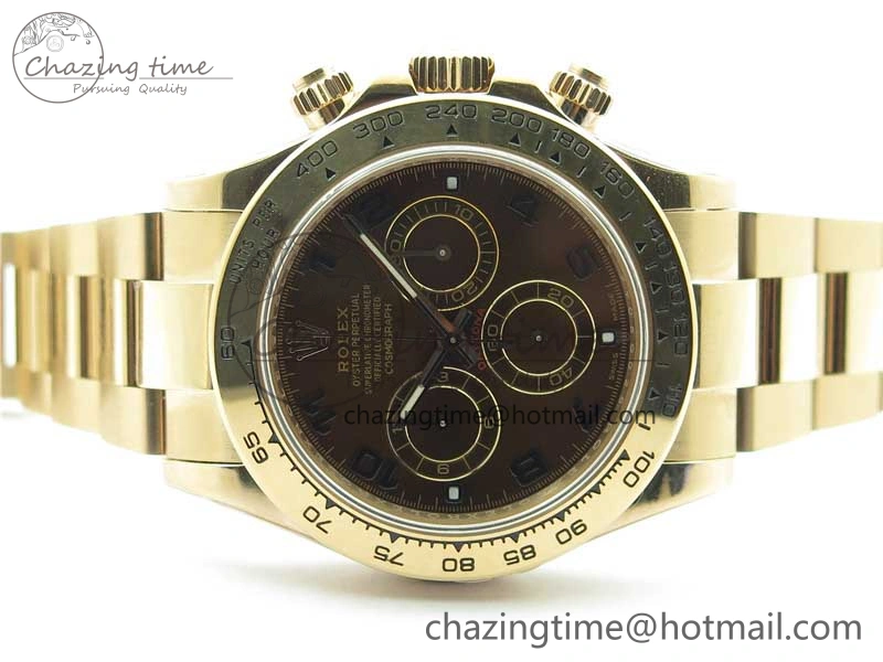 Daytona 116508 RG Noob 1:1 Best Edition 904L SS Case and Bracelet RG Dial Numbers SA4130