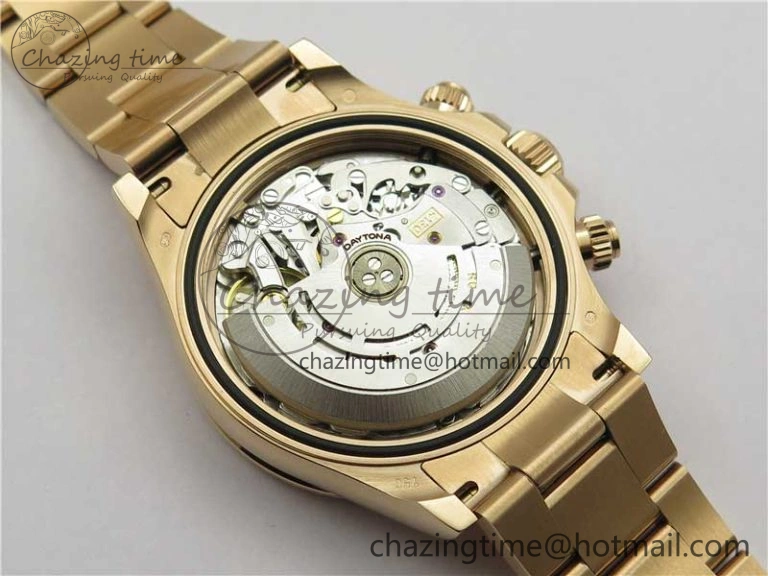 Daytona 116508 RG Noob 1:1 Best Edition 904L SS Case and Bracelet RG Dial Numbers SA4130