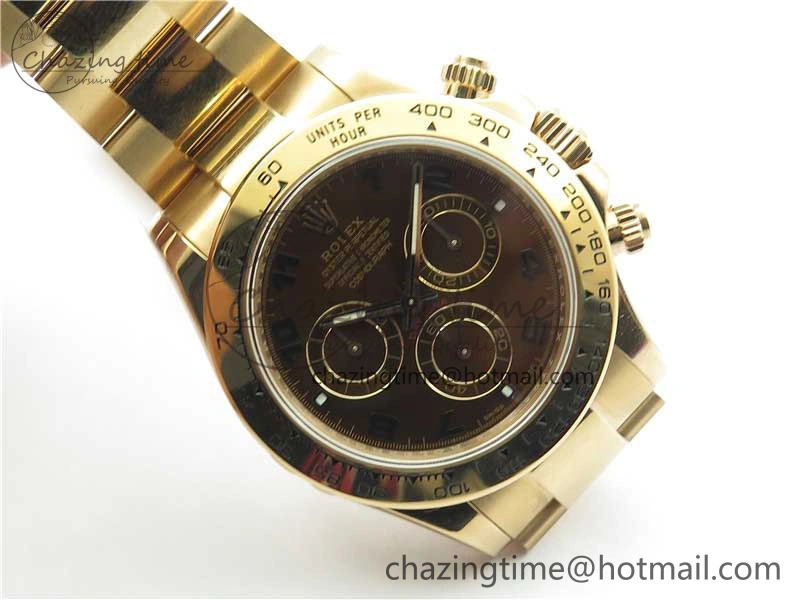 Daytona 116508 RG Noob 1:1 Best Edition 904L SS Case and Bracelet RG Dial Numbers SA4130