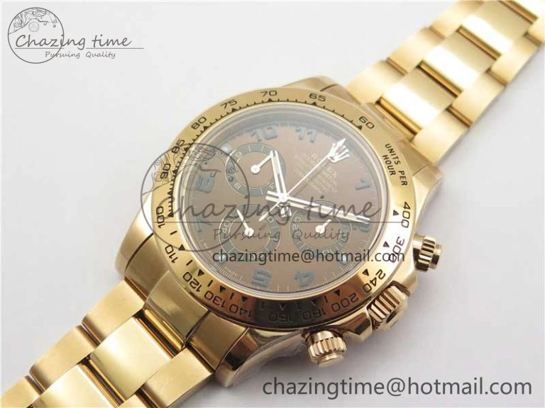 Daytona 116508 RG Noob 1:1 Best Edition 904L SS Case and Bracelet RG Dial Numbers SA4130