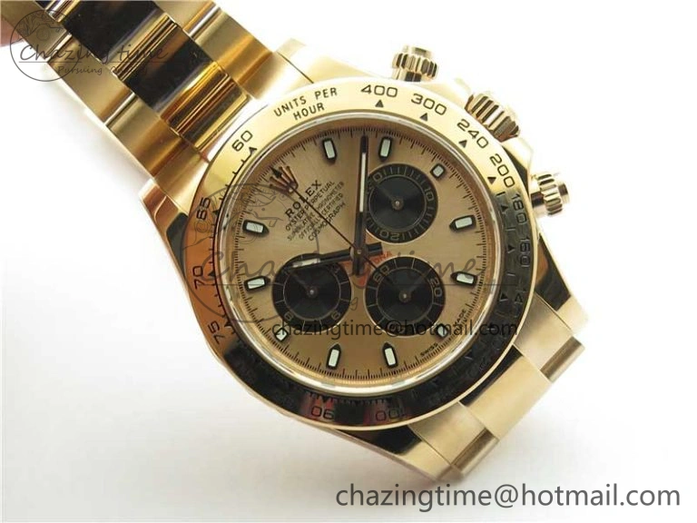 Daytona 116508 RG Noob 1:1 Best Edition 904L SS Case and Bracelet RG Dial SA4130