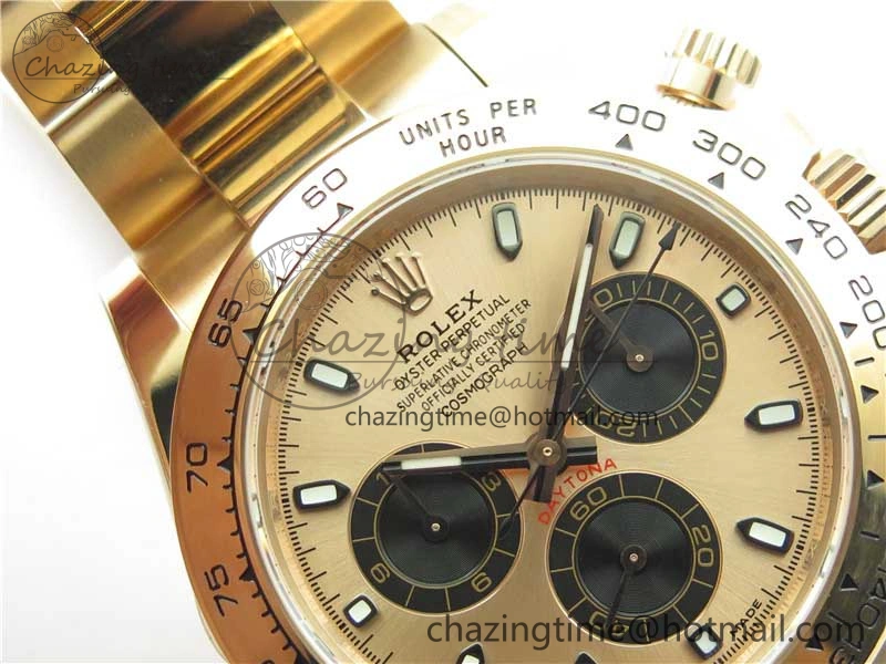 Daytona 116508 RG Noob 1:1 Best Edition 904L SS Case and Bracelet RG Dial SA4130