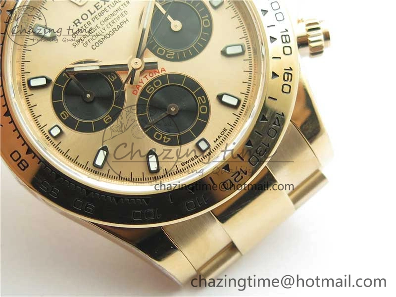 Daytona 116508 RG Noob 1:1 Best Edition 904L SS Case and Bracelet RG Dial SA4130