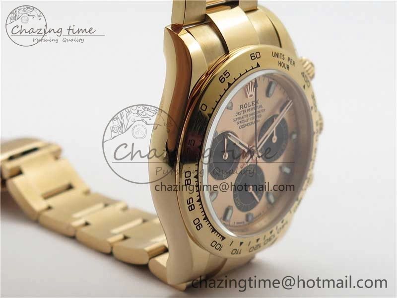 Daytona 116508 RG Noob 1:1 Best Edition 904L SS Case and Bracelet RG Dial SA4130