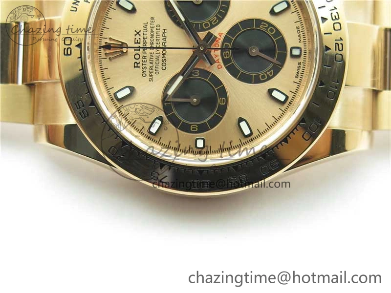 Daytona 116508 RG Noob 1:1 Best Edition 904L SS Case and Bracelet RG Dial SA4130
