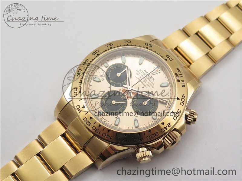 Daytona 116508 RG Noob 1:1 Best Edition 904L SS Case and Bracelet RG Dial SA4130