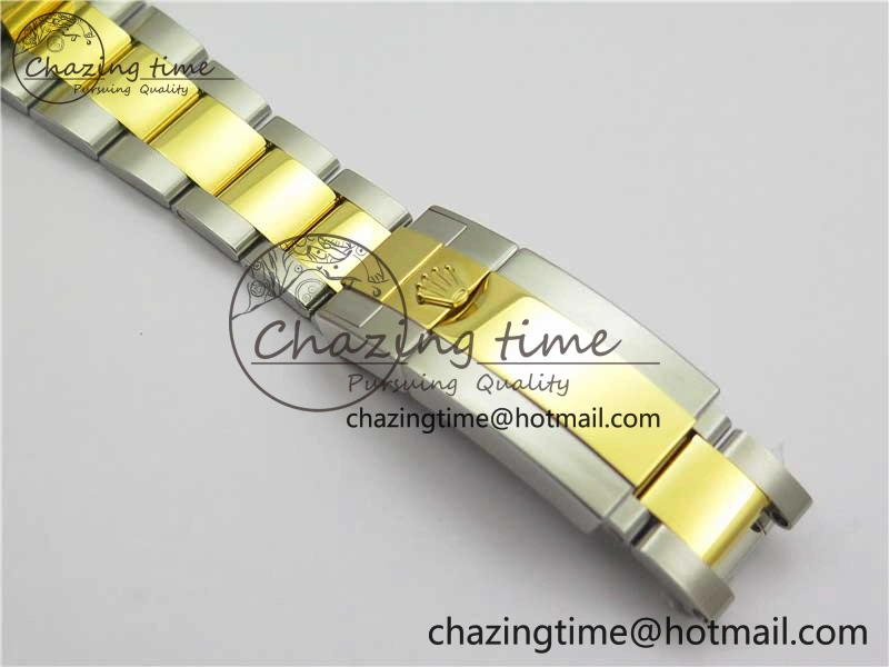 Daytona 116508 SS YG Noob 1:1 Best Edition 904L SS YG Case and Bracelet Black Crystal Dial SA4130
