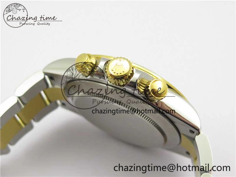 Daytona 116508 SS YG Noob 1:1 Best Edition 904L SS YG Case and Bracelet YG Crystal Dial SA4130