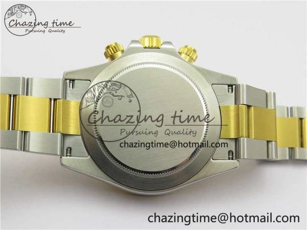 Daytona 116508 SS YG Noob 1:1 Best Edition 904L SS YG Case and Bracelet YG Crystal Dial SA4130