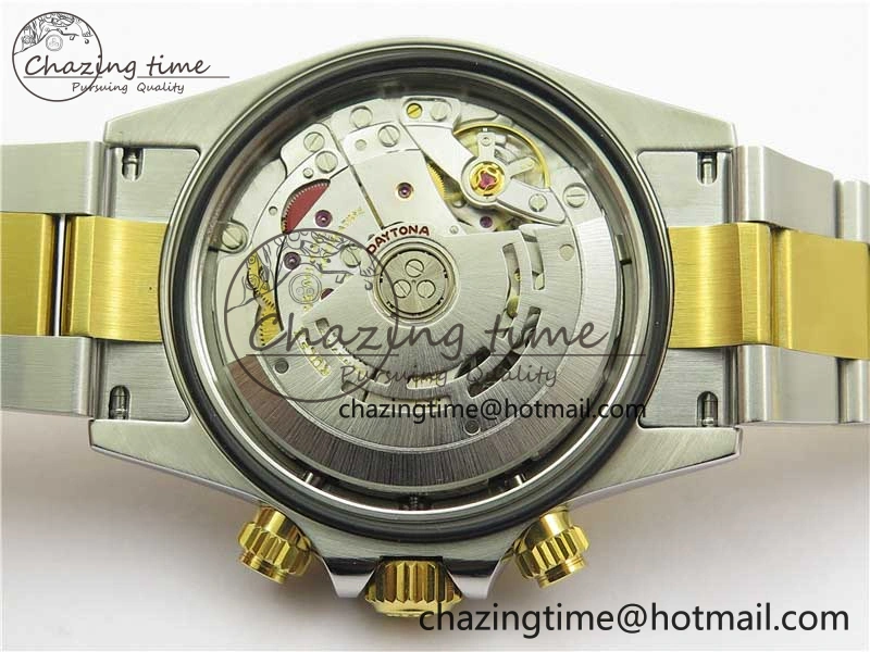 Daytona 116508 SS YG Noob 1:1 Best Edition 904L SS YG Case and Bracelet YG Crystal Dial SA4130