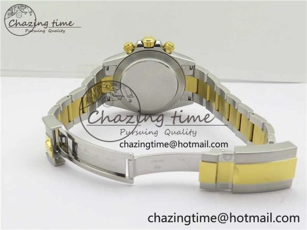 Daytona 116508 SS YG Noob 1:1 Best Edition 904L SS YG Case and Bracelet YG Crystal Dial SA4130