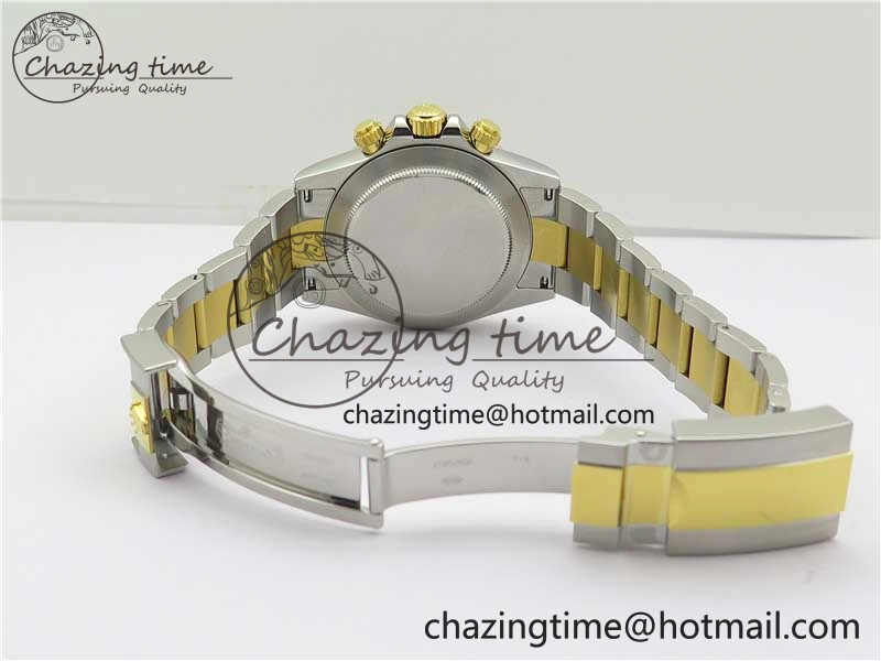 Daytona 116508 SS YG Noob 1:1 Best Edition 904L SS YG Case and Bracelet YG Crystal Dial SA4130