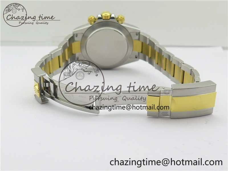 Daytona 116508 SS YG Noob 1:1 Best Edition 904L SS YG Case and Bracelet YG Crystal Dial SA4130