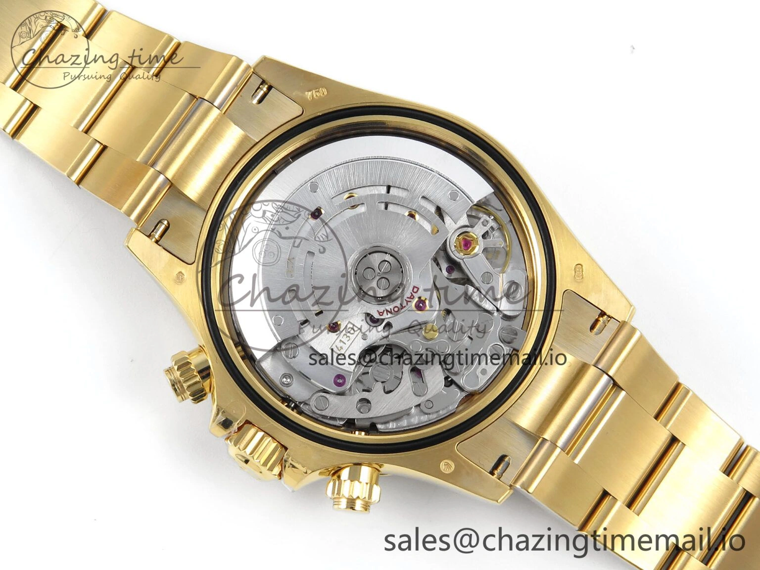 Daytona 116508 VSF 1:1 Best Edition Green Dial Steel 904L on YG Bracelet DD4130
