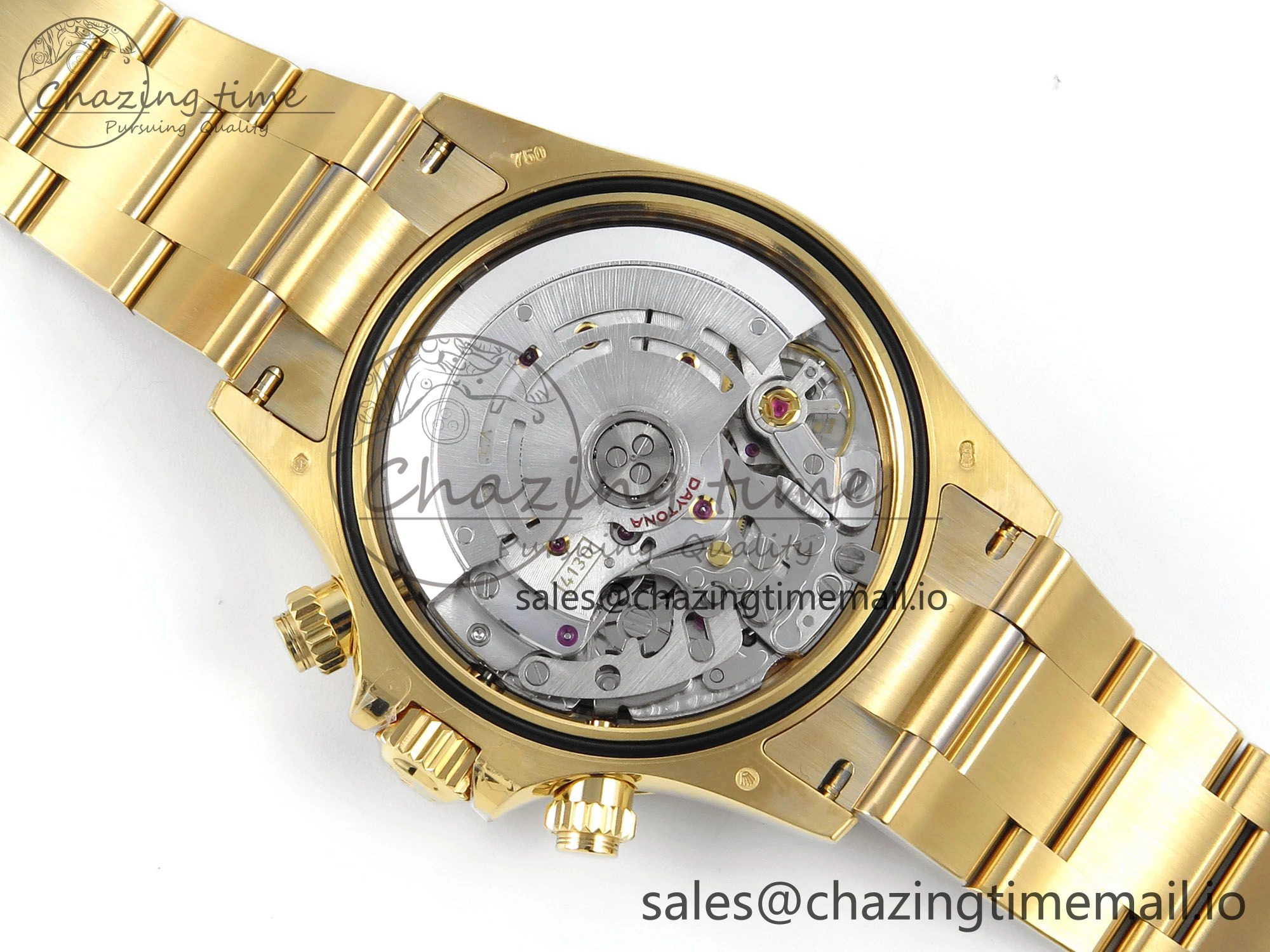 Daytona 116508 VSF 1:1 Best Edition Green Dial Steel 904L on YG Bracelet DD4130