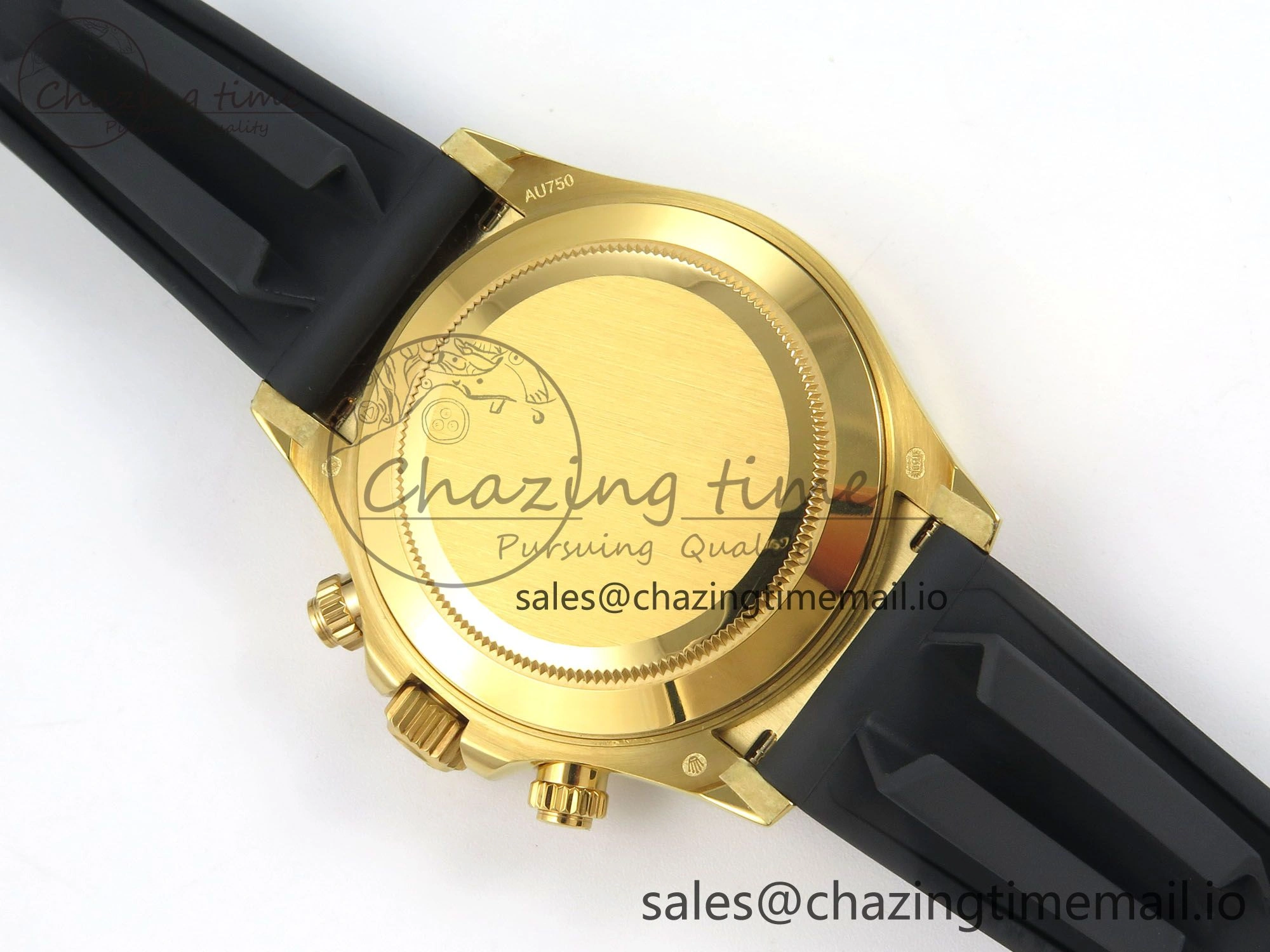 Daytona 116508 YG 3CF 1:1 Best Edition Black Bezel YG Black Dial on Oysterflex Strap SH4130 V2(Mod Version)