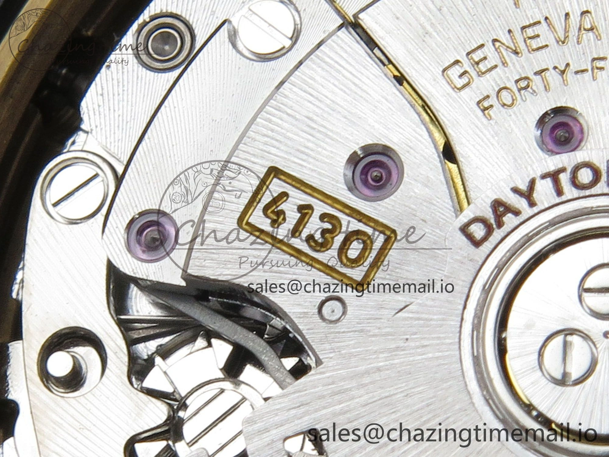 Daytona 116508 YG 3CF 1:1 Best Edition Black Bezel YG Black Dial on Oysterflex Strap SH4130 V2(Mod Version)