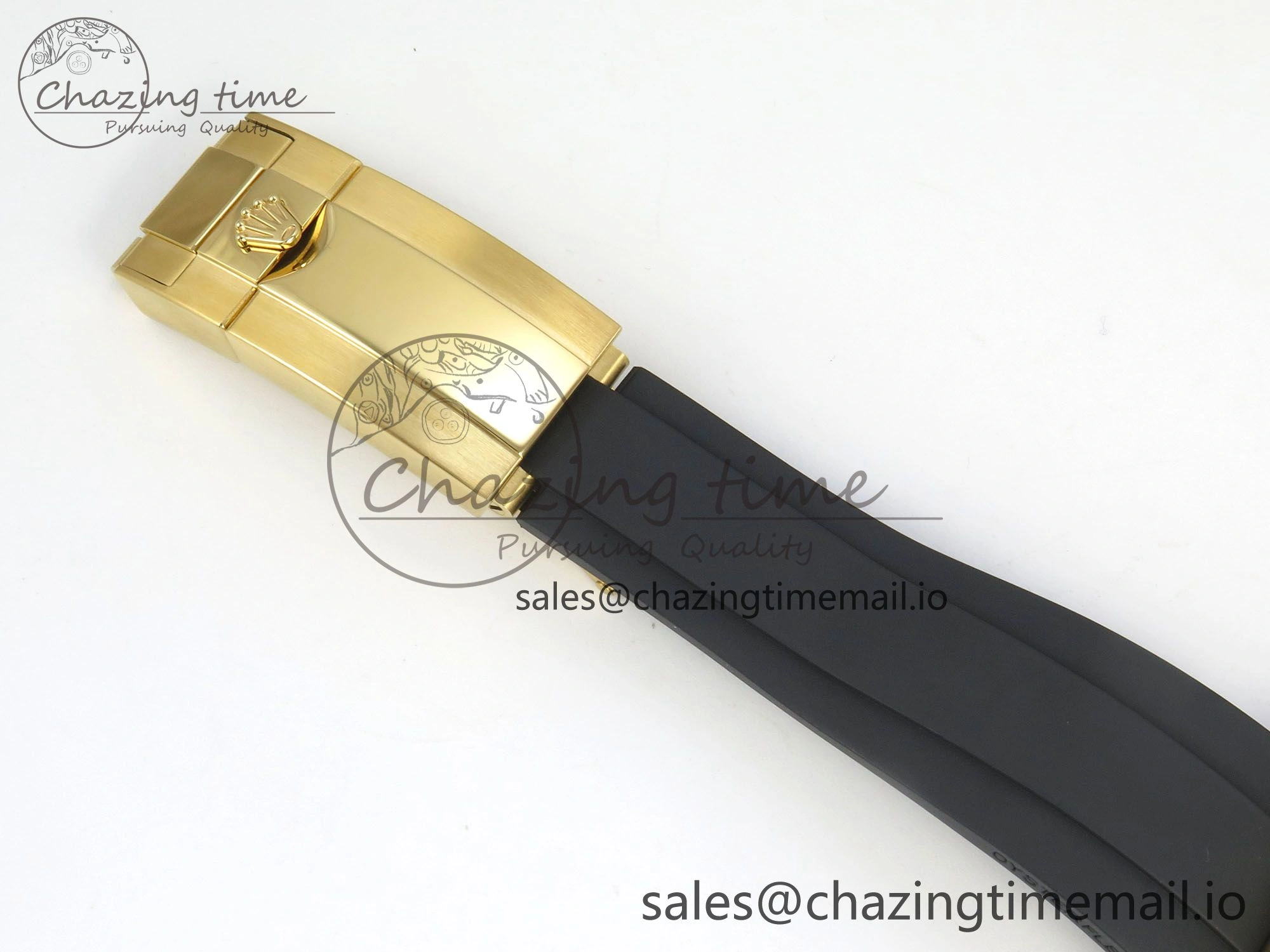 Daytona 116508 YG 3CF 1:1 Best Edition Black Bezel YG Black Dial on Oysterflex Strap SH4130 V2(Mod Version)