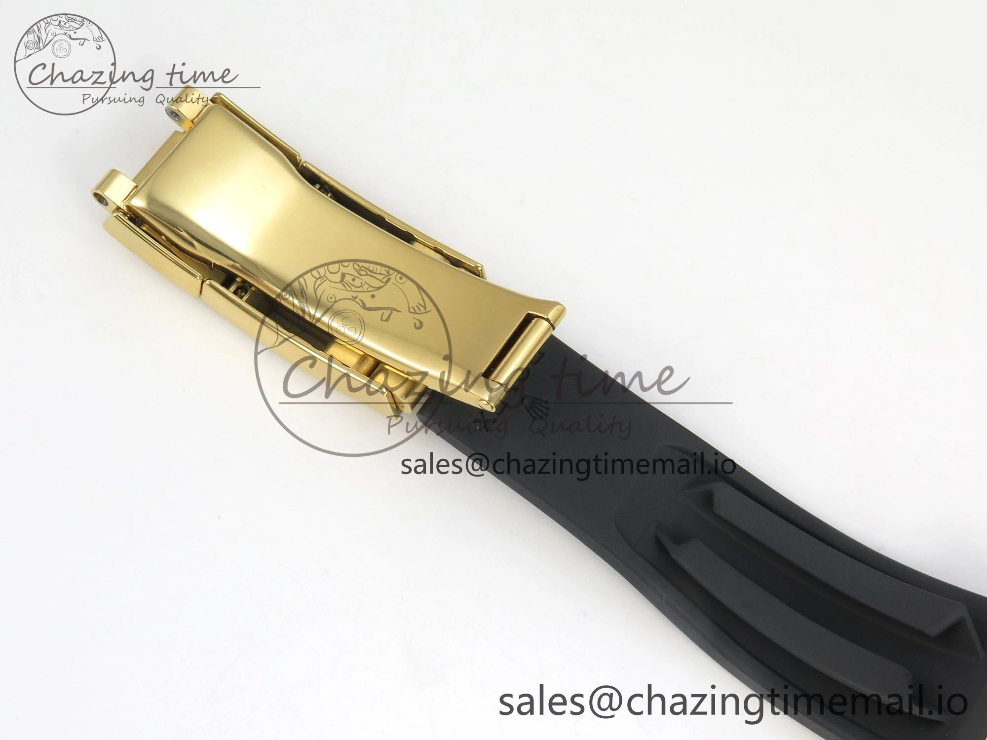 Daytona 116508 YG 3CF 1:1 Best Edition Black Bezel YG Black Dial on Oysterflex Strap SH4130 V2(Mod Version)