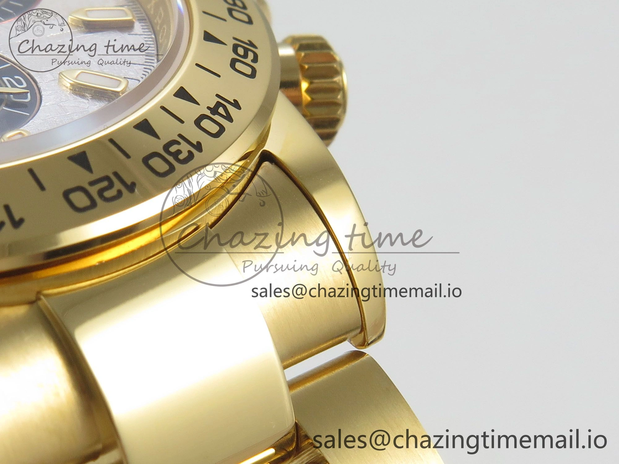 Daytona 116508 YG 3CF 1:1 Best Edition YG Bezel Meteorite Dial on YG Bracelet SH4130 V2(Mod Version)