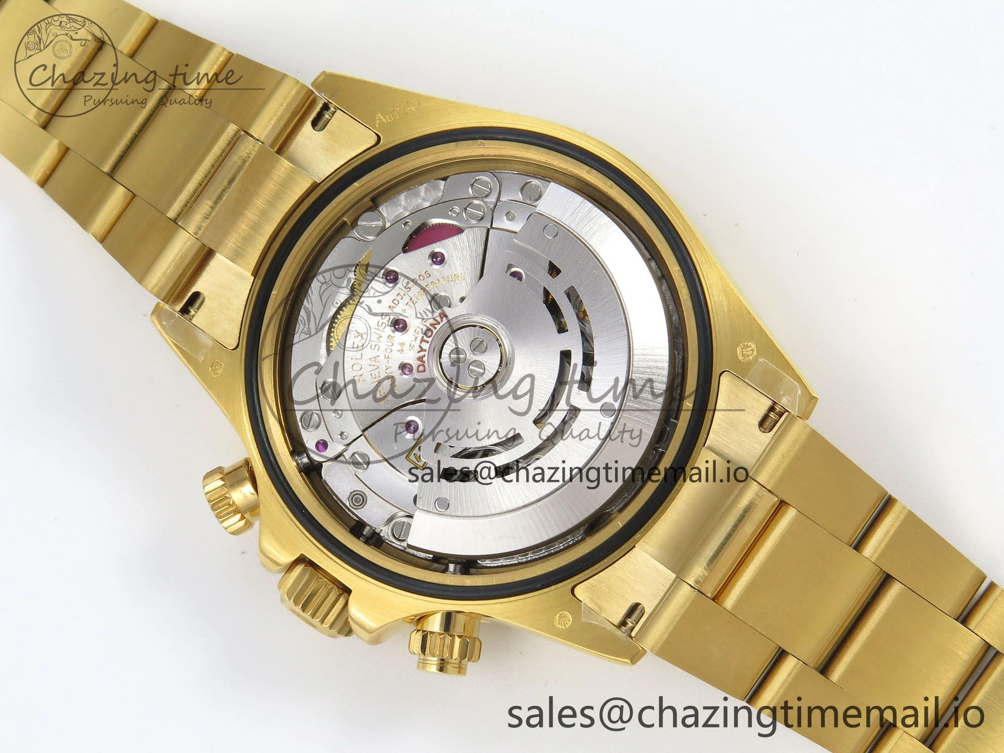 Daytona 116508 YG 3CF 1:1 Best Edition YG Bezel Meteorite Dial on YG Bracelet SH4130 V2(Mod Version)