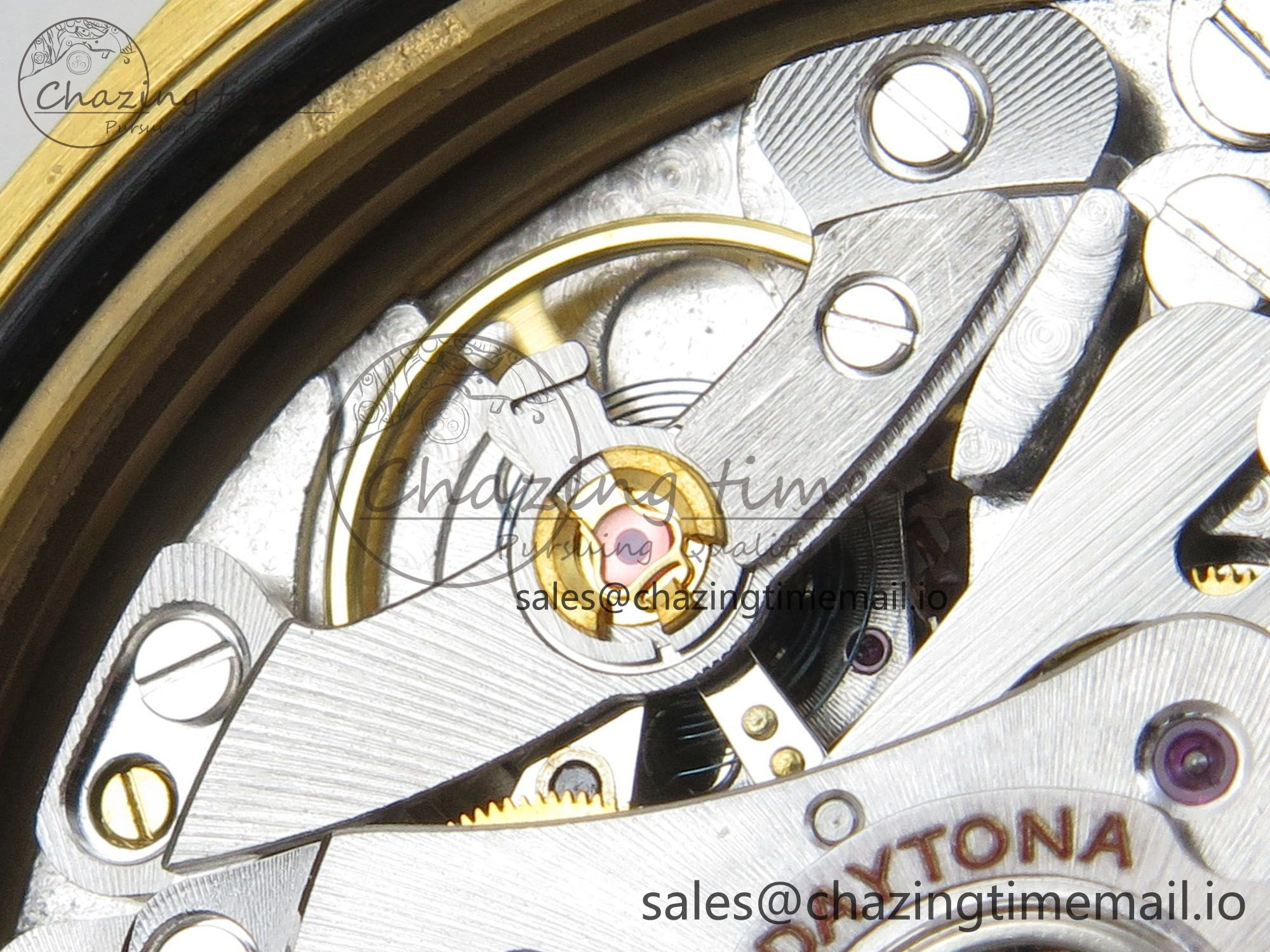 Daytona 116508 YG 3CF 1:1 Best Edition YG Bezel Meteorite Dial on YG Bracelet SH4130 V2(Mod Version)