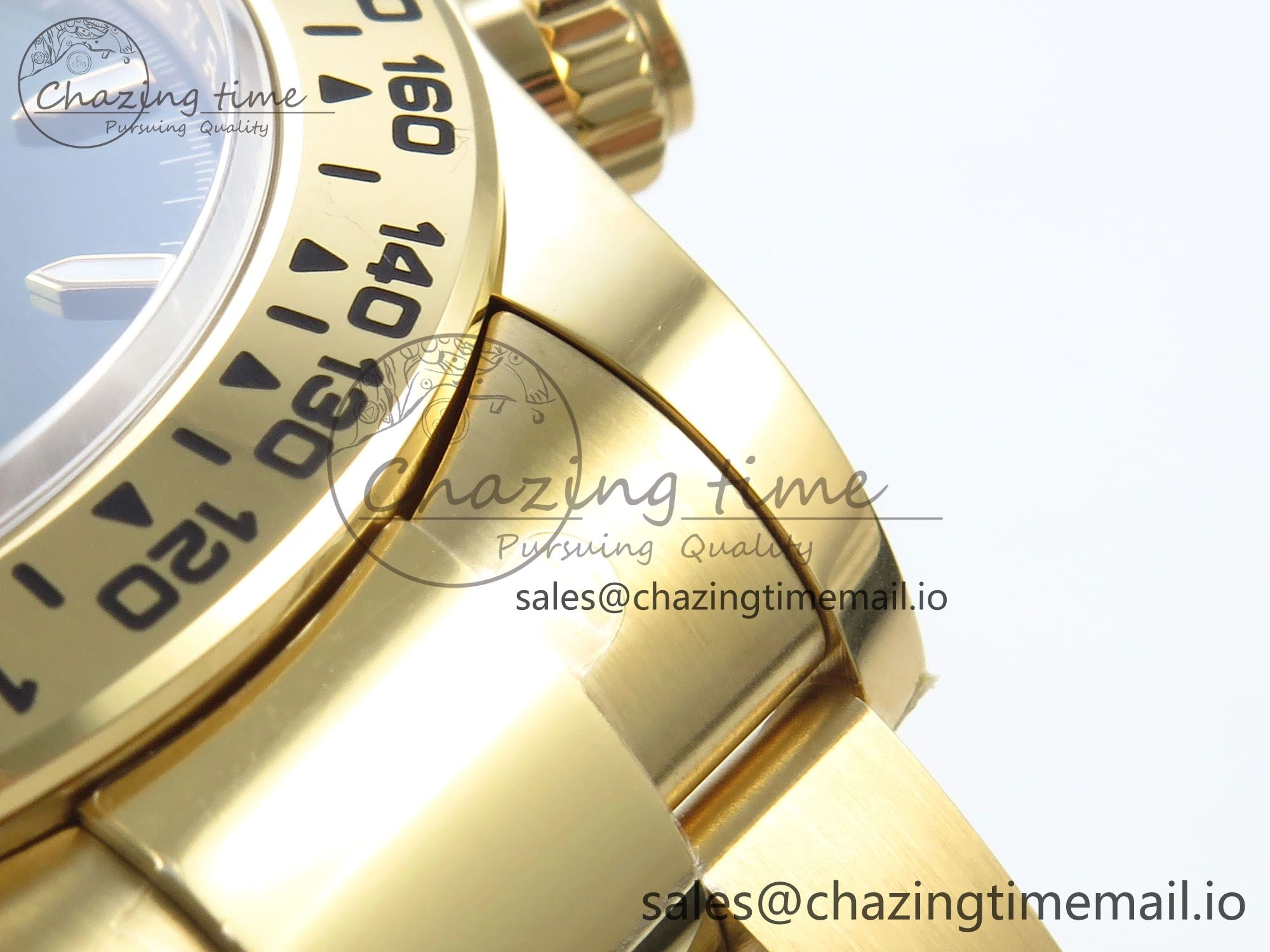 Daytona 116508 YG EWEF 1:1 Best Edition 904L Steel YG Bezel Green Dial on YG Bracelet SH4131
