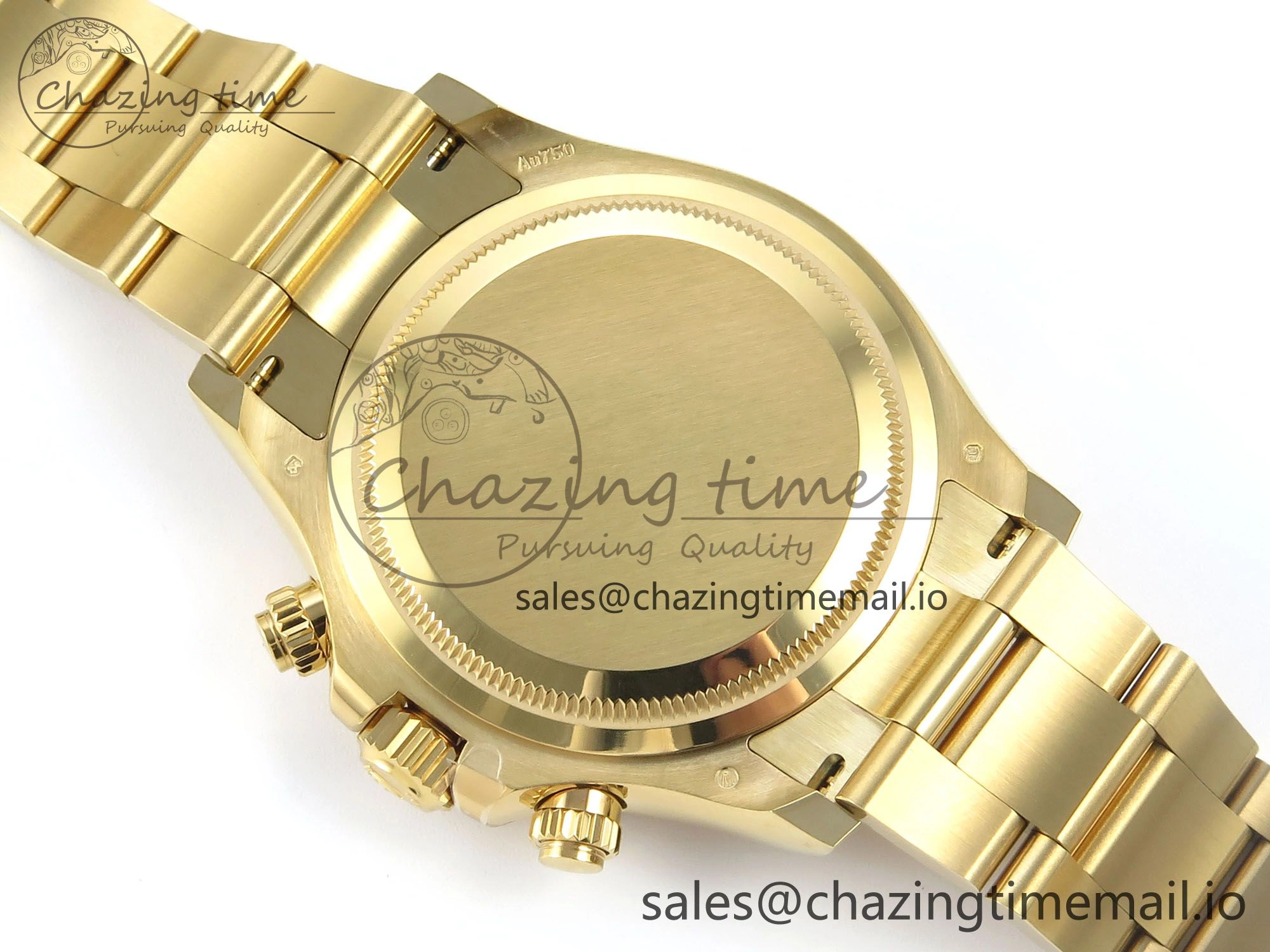 Daytona 116508 YG EWEF 1:1 Best Edition 904L Steel YG Bezel Green Dial on YG Bracelet SH4131