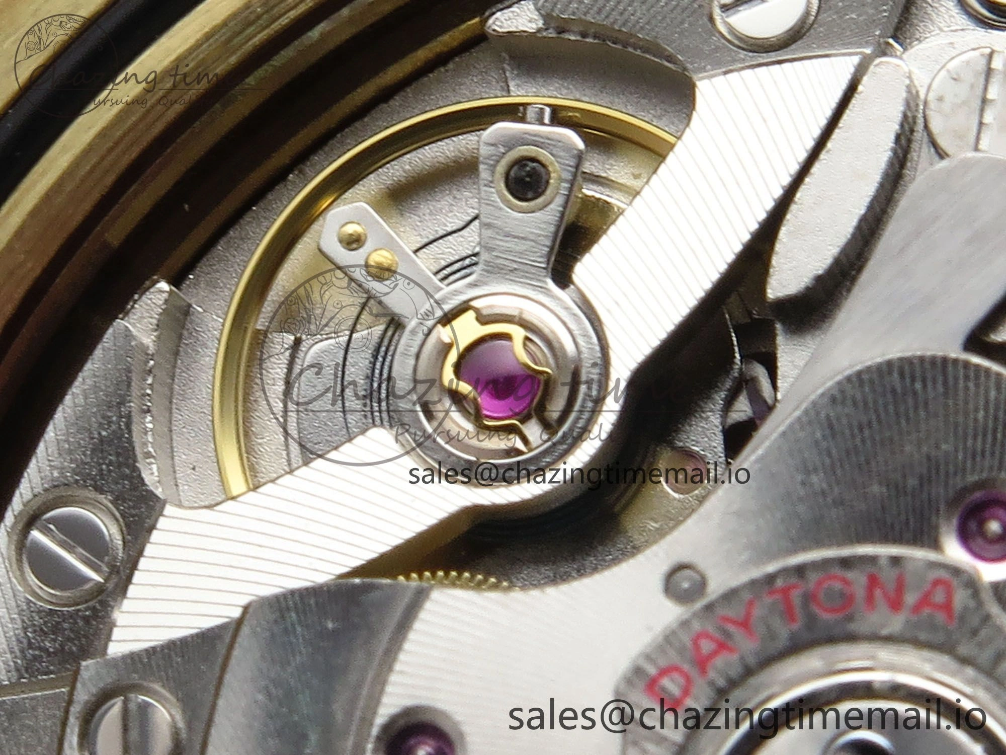 Daytona 116508 YG EWEF 1:1 Best Edition 904L Steel YG Bezel Green Dial on YG Bracelet SH4131
