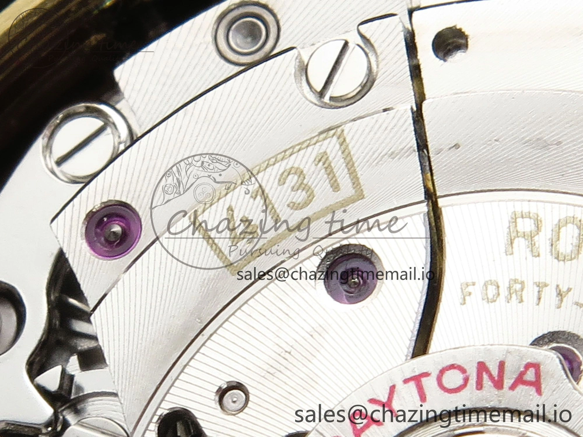 Daytona 116508 YG EWEF 1:1 Best Edition 904L Steel YG Bezel Green Dial on YG Bracelet SH4131