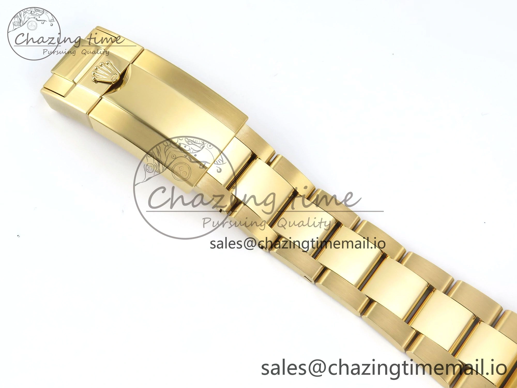 Daytona 116508 YG EWEF 1:1 Best Edition 904L Steel YG Bezel Green Dial on YG Bracelet SH4131