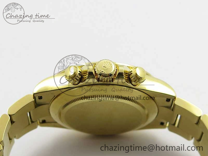 Daytona 116508 YG Noob 1:1 Best Edition 904L SS Case and Bracelet Black Dial SA4130 V3
