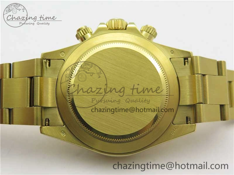 Daytona 116508 YG Noob 1:1 Best Edition 904L SS Case and Bracelet Yellow Gold Dial SA4130 V3