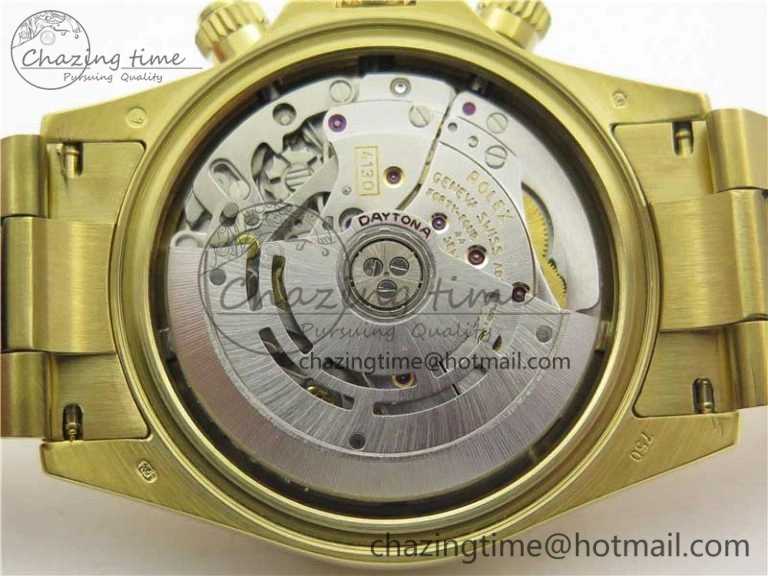 Daytona 116508 YG Noob 1:1 Best Edition 904L SS Case and Bracelet Yellow Gold Dial SA4130 V3