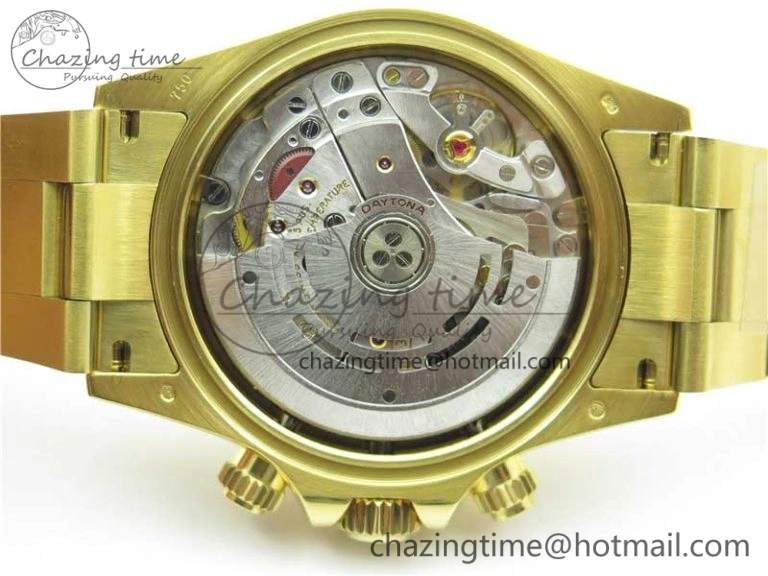 Daytona 116508 YG Noob 1:1 Best Edition 904L YG Case and Bracelet White Dial SA4130 V3